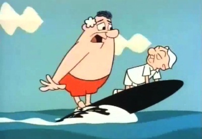 Mr Magoo surfing